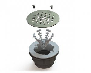 Drain Catch exploded assembly